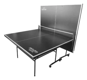 Tênis De Mesa Ping Pong Dobrável Com Rodas Completa Yeladim Cor Preto