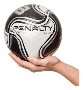 Bola Society 8 X Amarelo, Branco E Preto Penalty