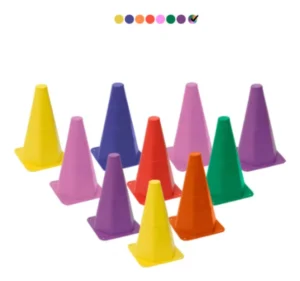 Kit Agilidade 10 Cones 10 Chapeu Chines + Escada 7 Degraus