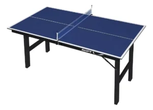 Klopf 1003 Mini Mesa de Ping Pong Fabricada em MDP Cor Azul