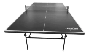 Tênis De Mesa Ping Pong Dobrável Com Rodas Completa Yeladim Cor Preto
