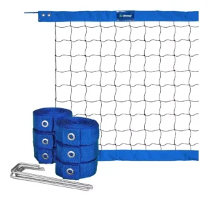 Kit Vôlei Praia Azul – Rede Oficial 2 Faixas + Fita Marcação