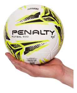Bola De Futsal Rx 500 Xxiii Cor Branco Amarelo E Preto Penalty