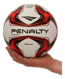 Bola De Futebol Branco E Laranja De Campo Bravo Xxiv Penalty